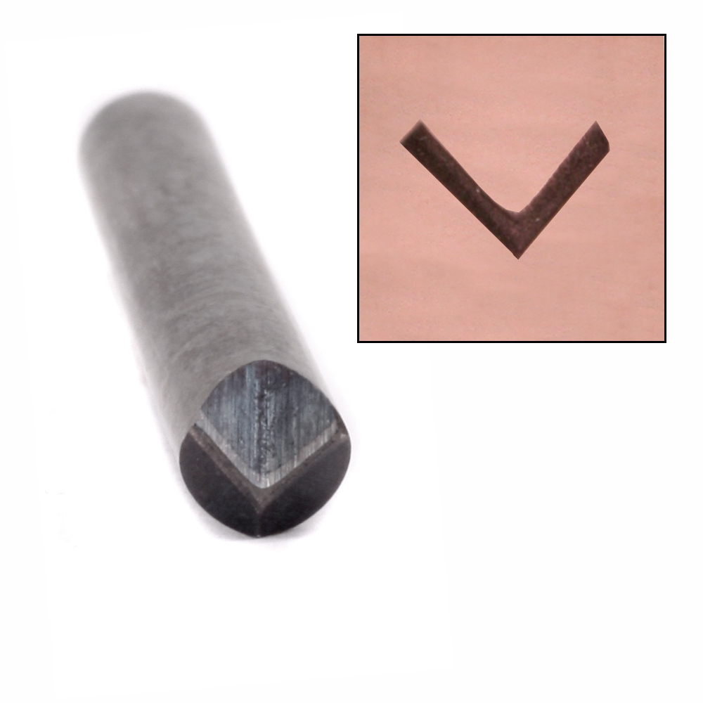 Metal Stamping Tools "V" 6mm Metal Design Stamp
